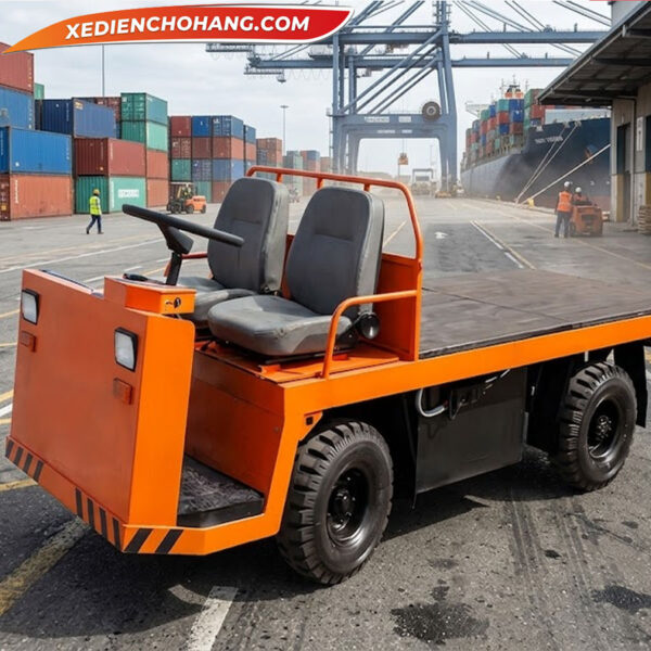 Xe Điện chở hàng | xe điện chở hàng 4 bánh sàn phẳng tải trọng 2000kg idcpip-2000