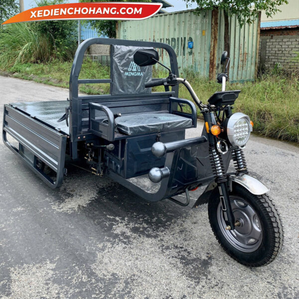 AV500XAM Xe Dien 3 Banh Av500 500kg 700kg 900kg Mau Xam