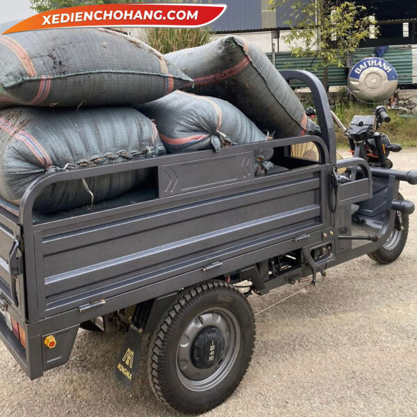 AV500XAM Xe Dien 3 Banh Av500 500kg 700kg 900kg Mau Xam