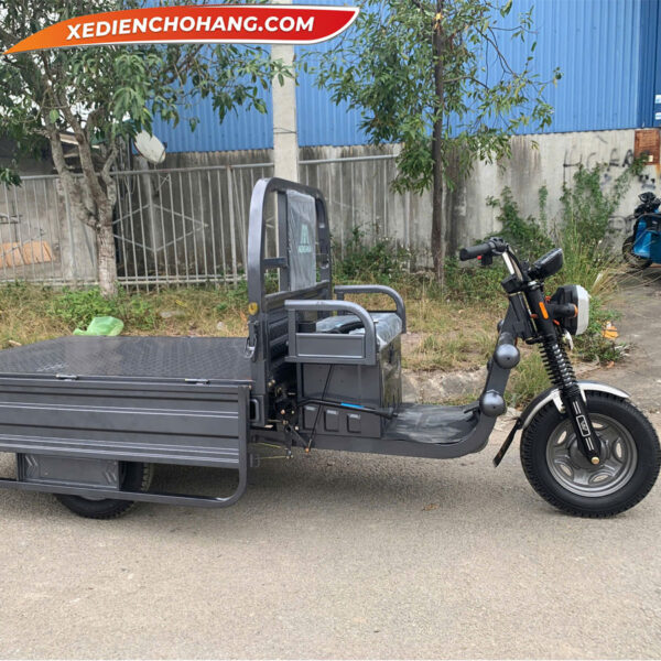 AV500XAM Xe Dien 3 Banh Av500 500kg 700kg 900kg Mau Xam