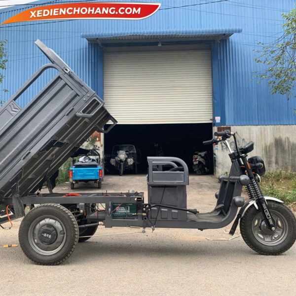 AV500XAM Xe Dien 3 Banh Av500 500kg 700kg 900kg Mau Xam