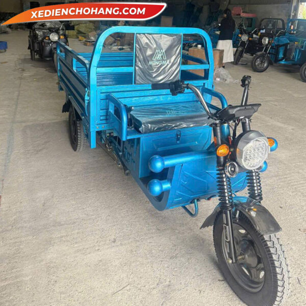 AV500XANH Xe Dien 3 Banh Av500 500kg 700kg 900kg Mau Xanh