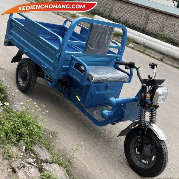 AV500XANH Xe Dien 3 Banh Av500 500kg 700kg 900kg Mau Xanh
