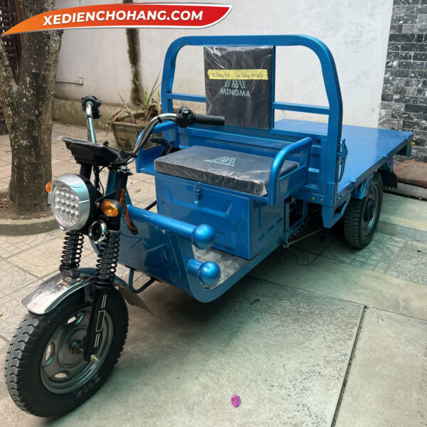 AV500XANH Xe Dien 3 Banh Av500 500kg 700kg 900kg Mau Xanh