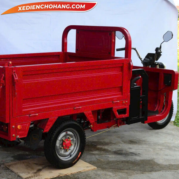 BENDO Xe Dien 3 Banh Ben1000 1000kg 1500kg 2000kg Mau Do