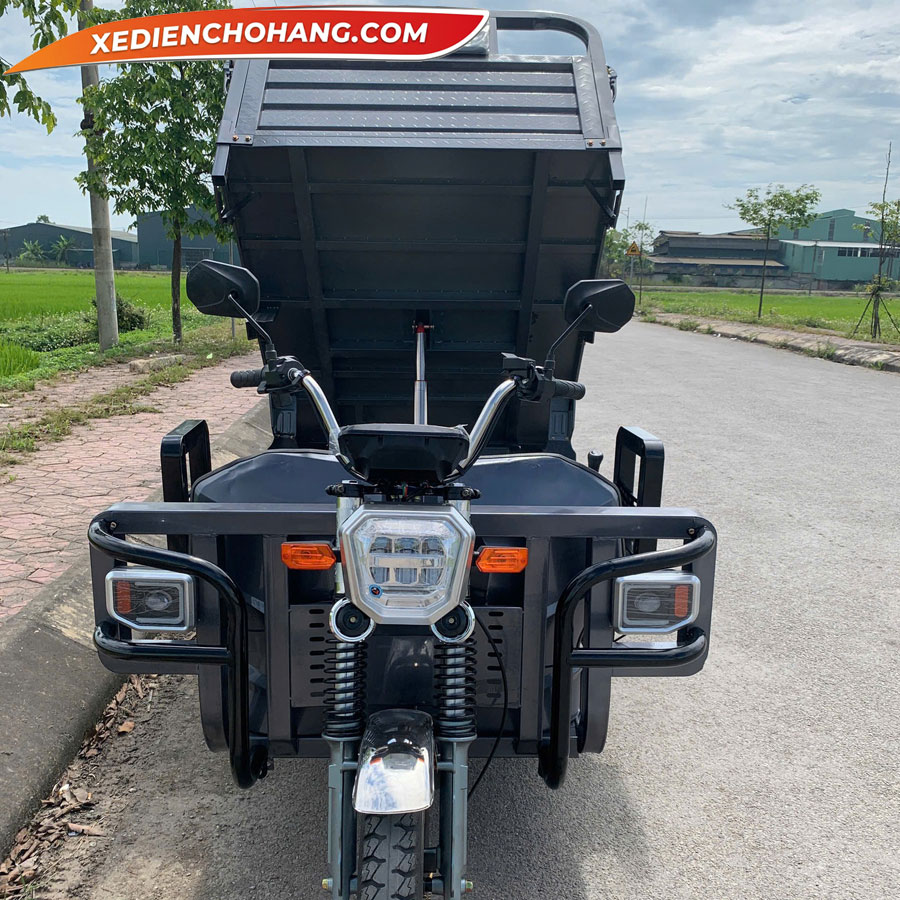 BENXAM xe dien 3 banh ben1000 1000kg 1500kg 2000kg mau xam 12 - Xe Điện Chở Hàng