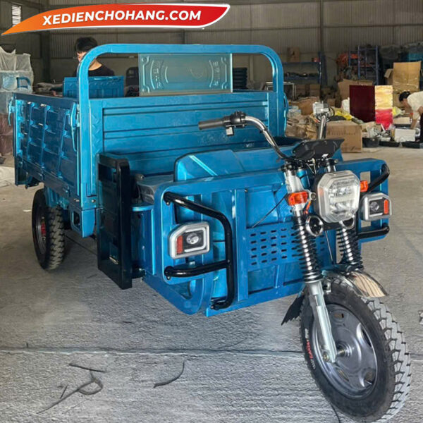 BENXANH Xe Dien 3 Banh Ben1000 1000kg 1500kg 2000kg Mau Xanh