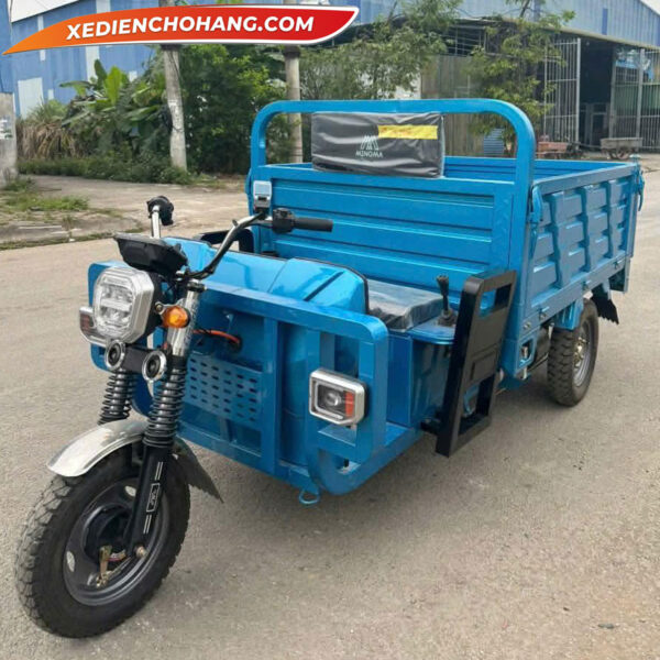 BENXANH Xe Dien 3 Banh Ben1000 1000kg 1500kg 2000kg Mau Xanh