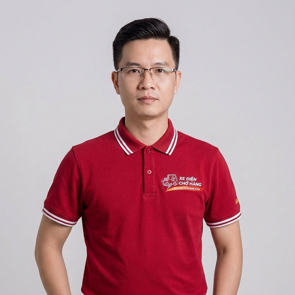 Doi ngu nhan su xedienchohang 1 - Xe Điện Chở Hàng