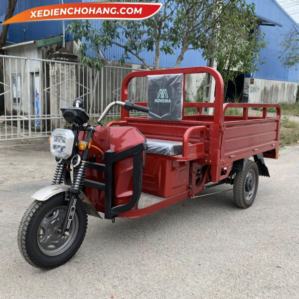 EV500DO Xe Dien 3 Banh Ev500 700kg Mau Do