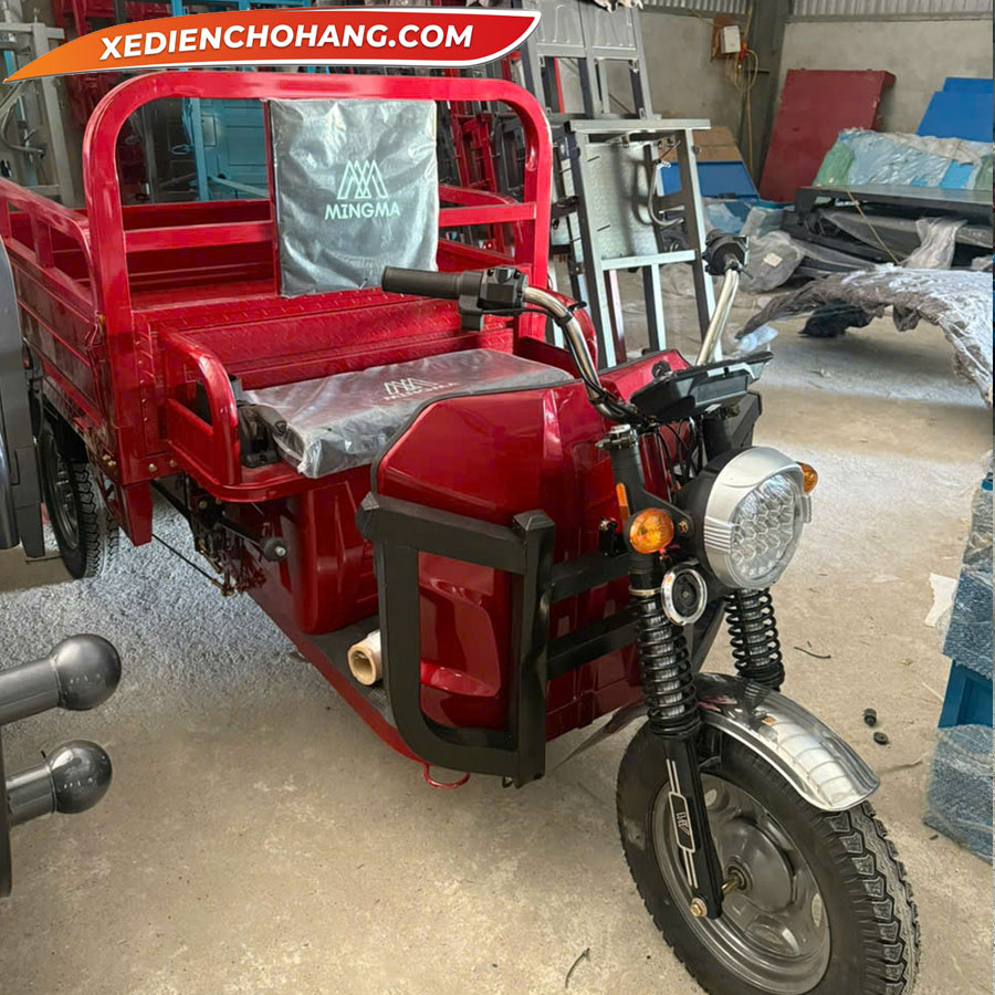 Khám phá các mẫu xe điện chở hàng 3 bánh có khả năng leo dốc mạnh mẽ nhất hiện nay - Xe Điện Chở Hàng EV500DO Xe Dien 3 Banh Ev500 700kg Mau Do