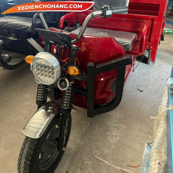 EV500DO Xe Dien 3 Banh Ev500 700kg Mau Do