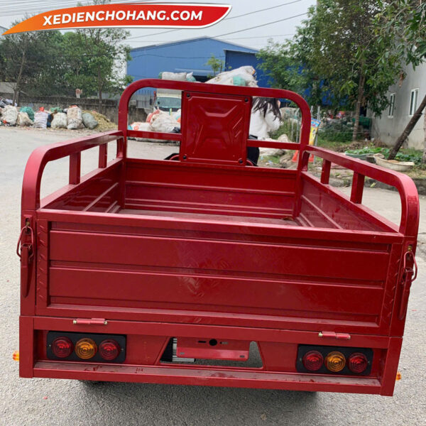EV500DO Xe Dien 3 Banh Ev500 700kg Mau Do