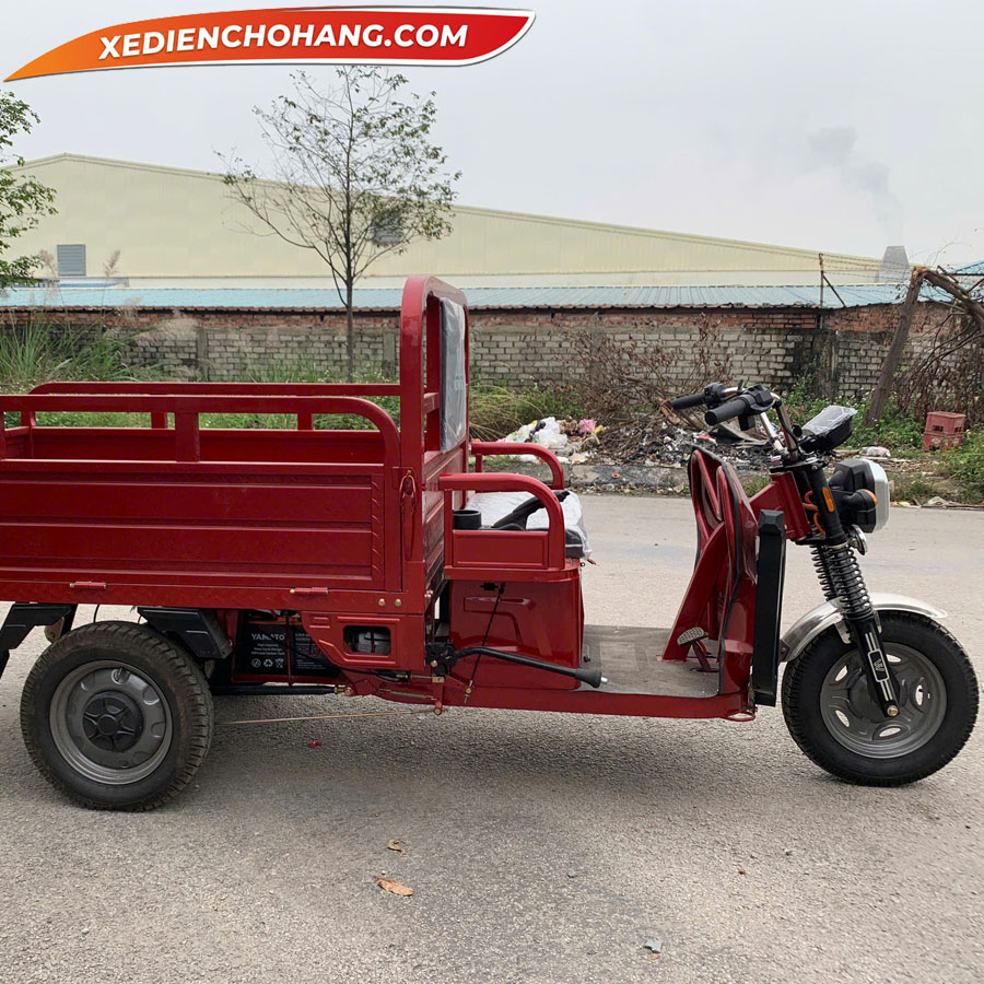 Khám phá các mẫu xe điện chở hàng 3 bánh có khả năng leo dốc mạnh mẽ nhất hiện nay - Xe Điện Chở Hàng EV500DO Xe Dien 3 Banh Ev500 700kg Mau Do