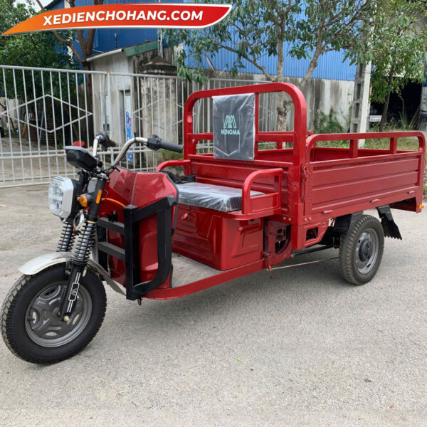 EV500DO Xe Dien 3 Banh Ev500 700kg Mau Do