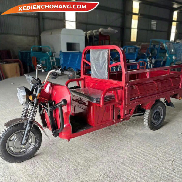 EV500DO Xe Dien 3 Banh Ev500 700kg Mau Do