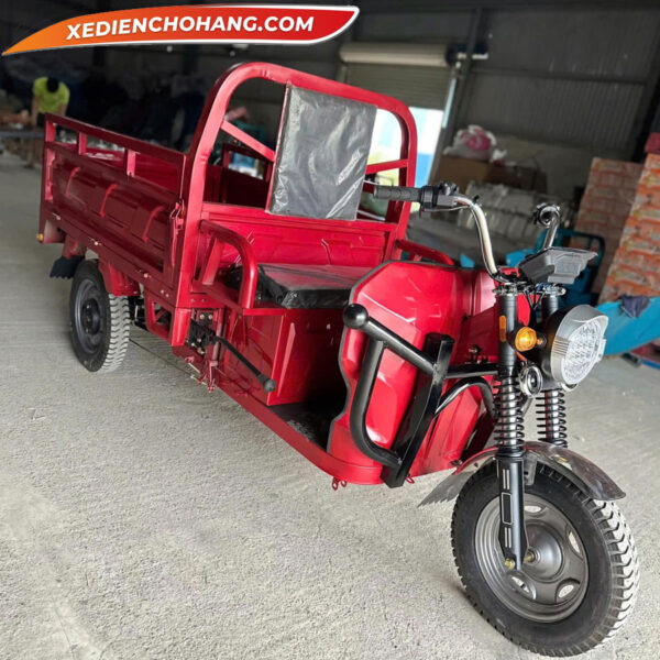 EV500DO Xe Dien 3 Banh Ev500 700kg Mau Do