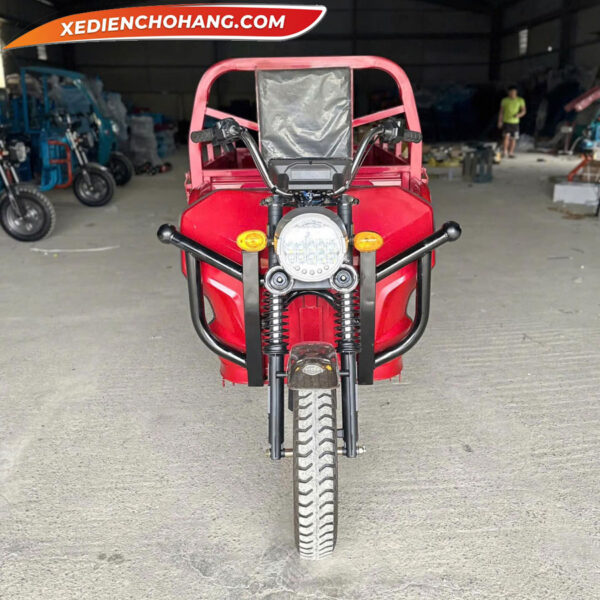 EV500DO Xe Dien 3 Banh Ev500 700kg Mau Do