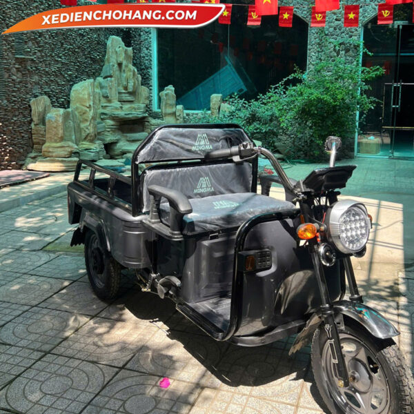 EV500DO Xe Dien 3 Banh Ev500 700kg Mau Xam