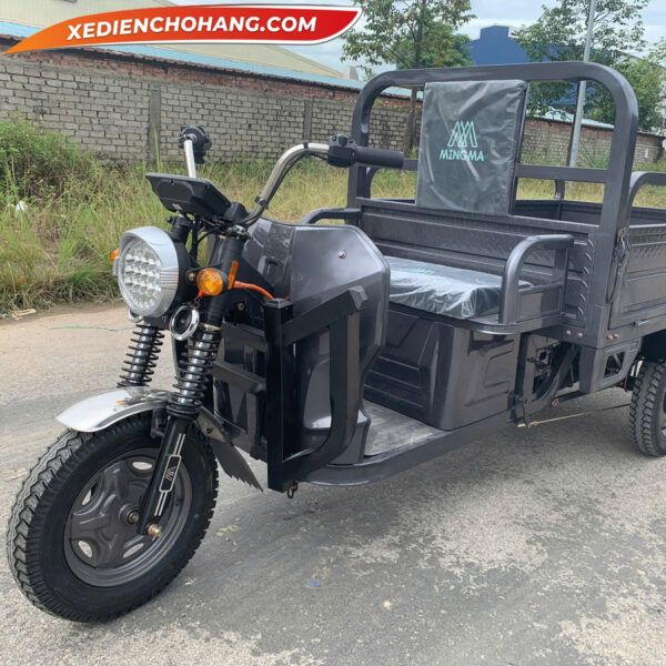 EV500DO Xe Dien 3 Banh Ev500 700kg Mau Xam