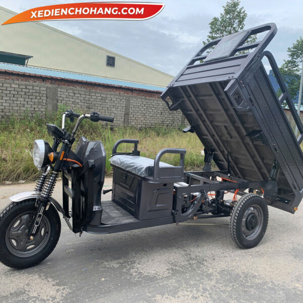 EV500DO Xe Dien 3 Banh Ev500 700kg Mau Xam