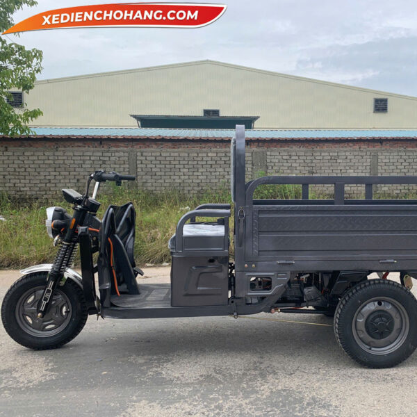 EV500DO Xe Dien 3 Banh Ev500 700kg Mau Xam