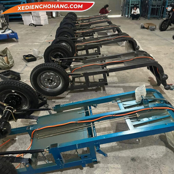 EV500DO Xe Dien 3 Banh Ev500 700kg Mau Xanh