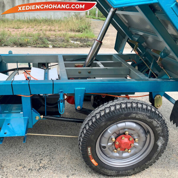 EV500DO Xe Dien 3 Banh Ev500 700kg Mau Xanh