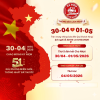 Xe Điện chở hàng | thông báo lịch nghỉ lễ 30/04 & 01/05 năm 2026