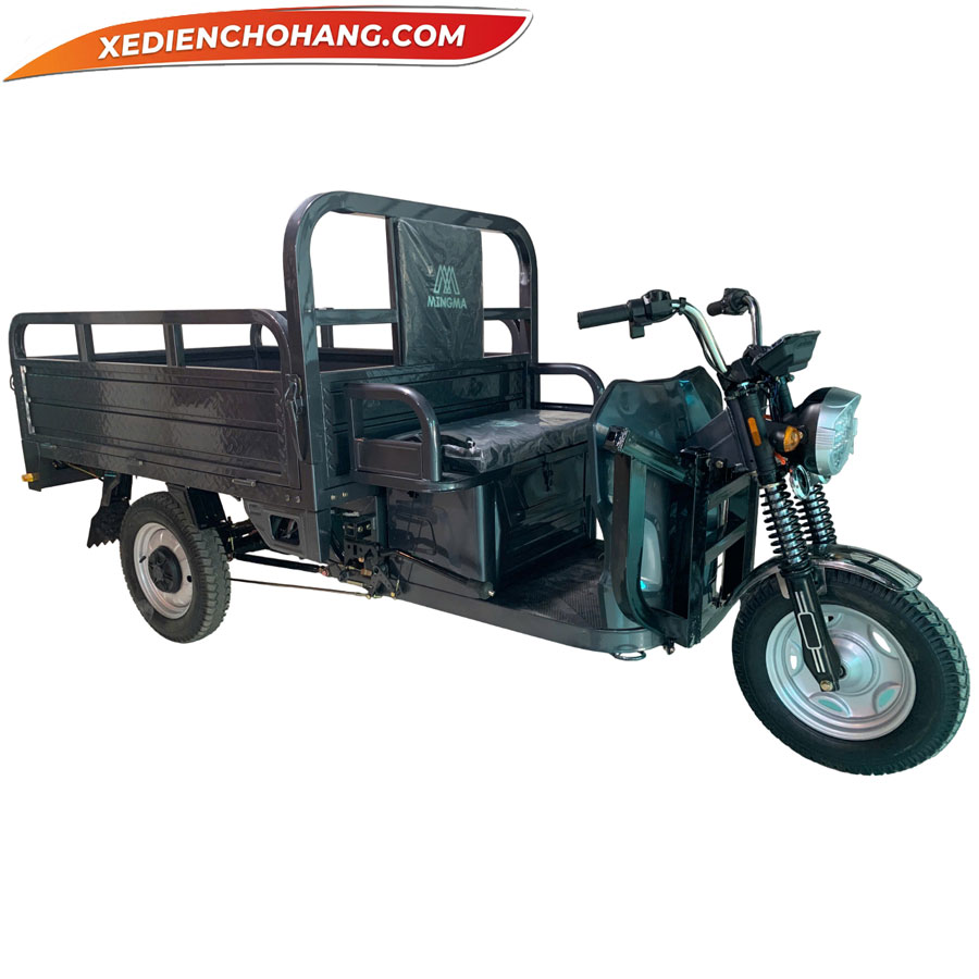 Mẫu xe điện chở hàng EV màu xám