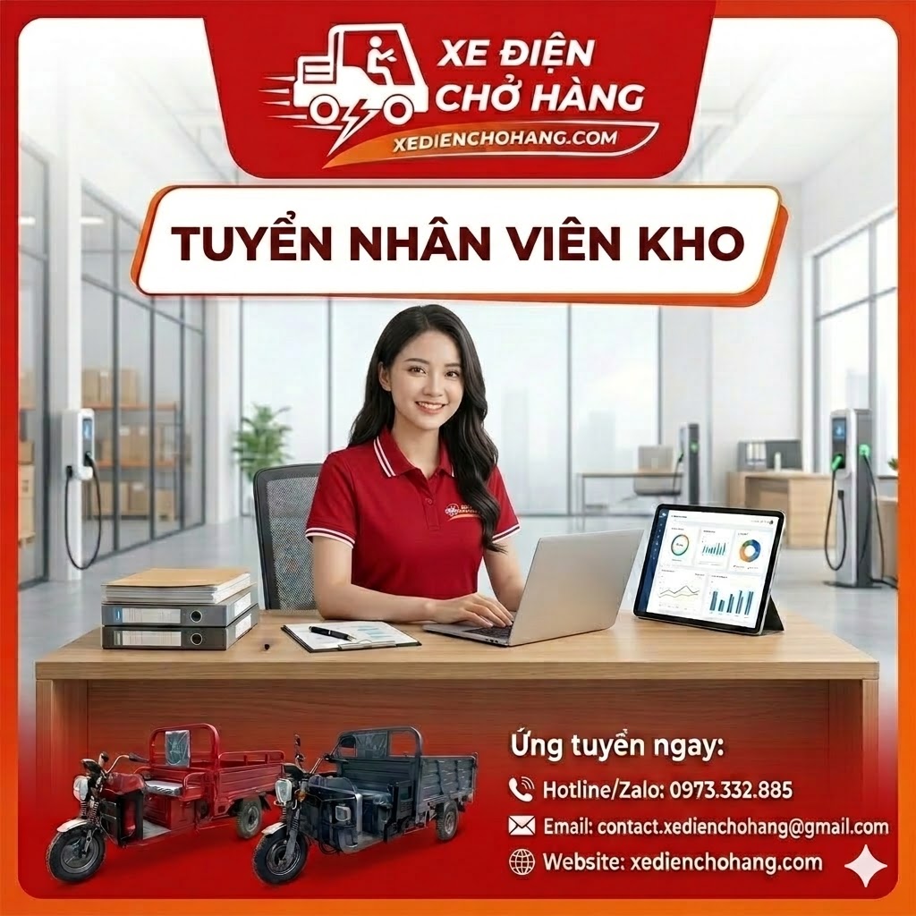 Xe Điện chở hàng | tuyỂn dỤng: nhân viên kho lĩnh vực xe điện chuyên dụng