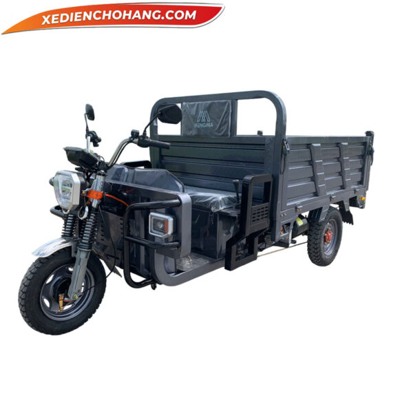 Xe điện chở hàng - Mẫu xe BEN màu xám