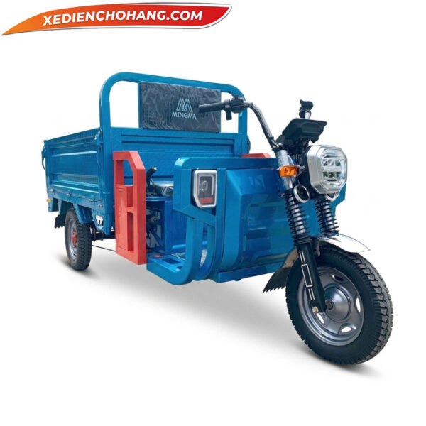 Xe điện chở hàng - Mẫu xe BEN màu xanh
