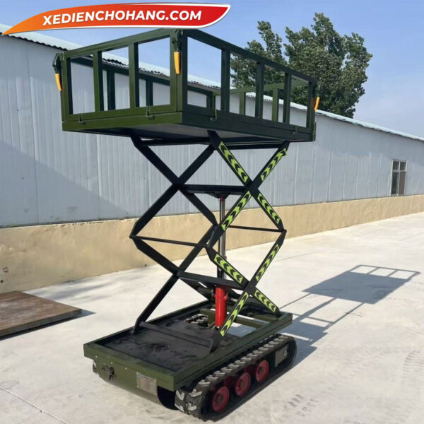 Xe Dien Cho Hang 4 Banh Co Nang Ha Banh Xich Tai Trong 500kg Yknhbx Xe Dien Cho Hang 4 Banh Co Nang Ha Banh Xich Tai Trong 500kg Yknhbx