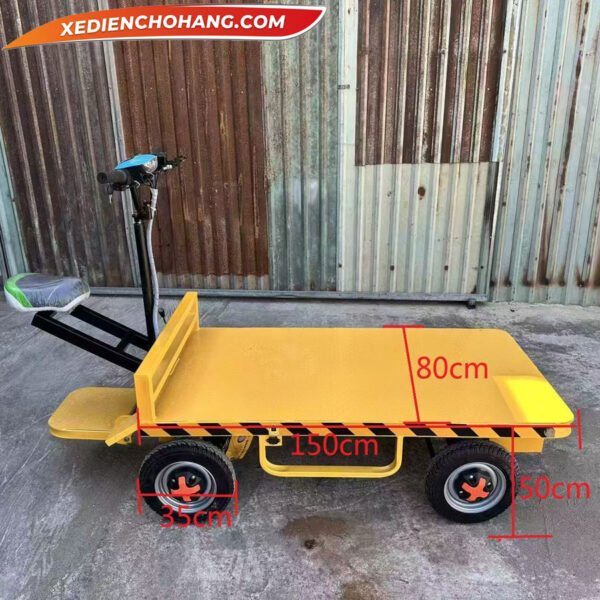 Xe Dien Cho Hang 4 Banh Khong Nang Ha Tai Trong 800kg Ykjs150