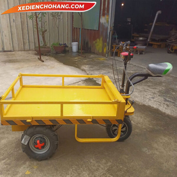 Xe Dien Cho Hang 4 Banh Khong Nang Ha Tai Trong 800kg Yksl130