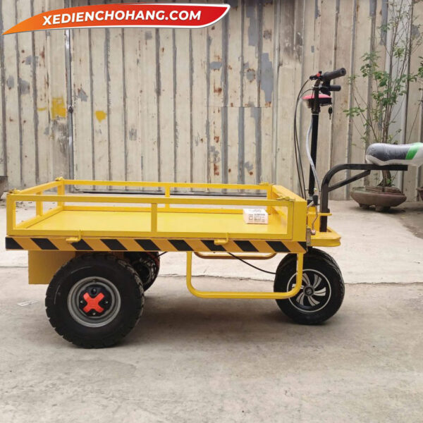 Xe Dien Cho Hang 4 Banh Khong Nang Ha Tai Trong 800kg Yksl130