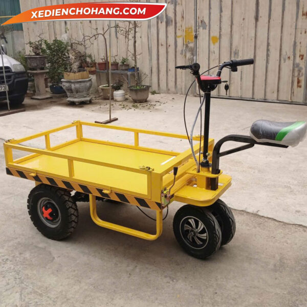 Xe Dien Cho Hang 4 Banh Khong Nang Ha Tai Trong 800kg Yksl130