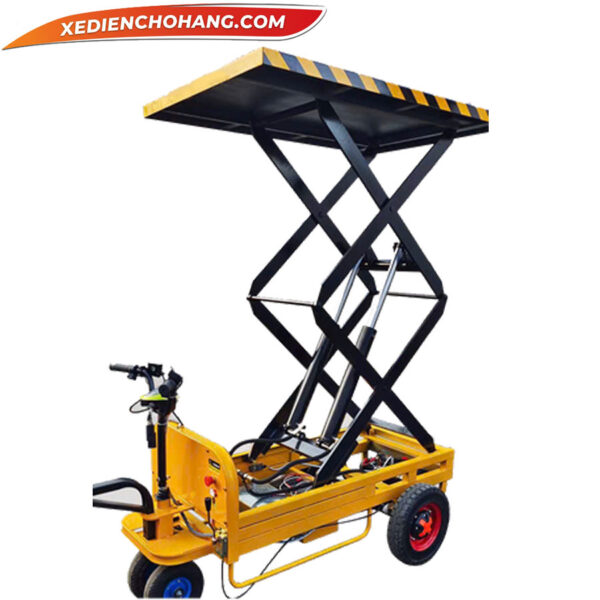 Xe Dien Cho Hang 4 Banh Nang Ha Tai Trong 1000kg Yknh3b