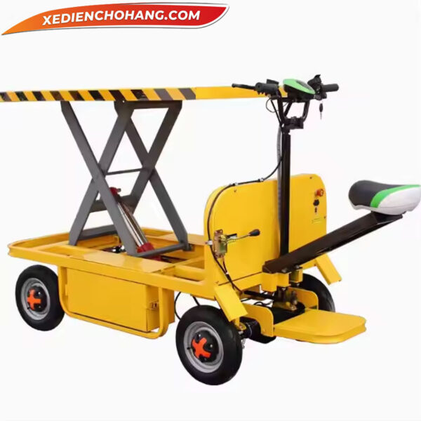 Xe Dien Cho Hang 4 Banh Roi Nang Ha Tai Trong 1000kg Yknh4b