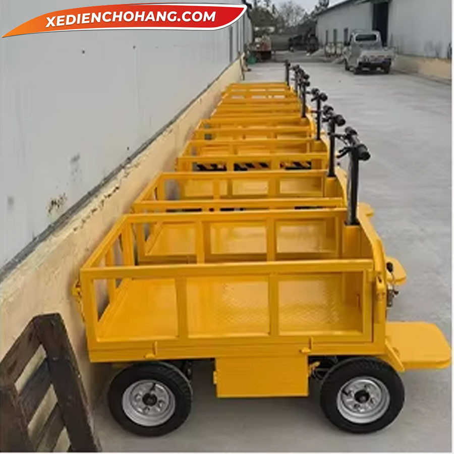 Xe Dien Cho Hang 4 Banh Roi Nang Ha Tai Trong 1000kg Yknh4b