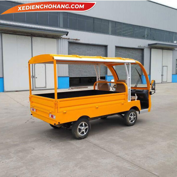 Xe Dien Cho Hang 4 Banh Thung Lung Co Mai Che Tai Trong 1500kg Icdpip01
