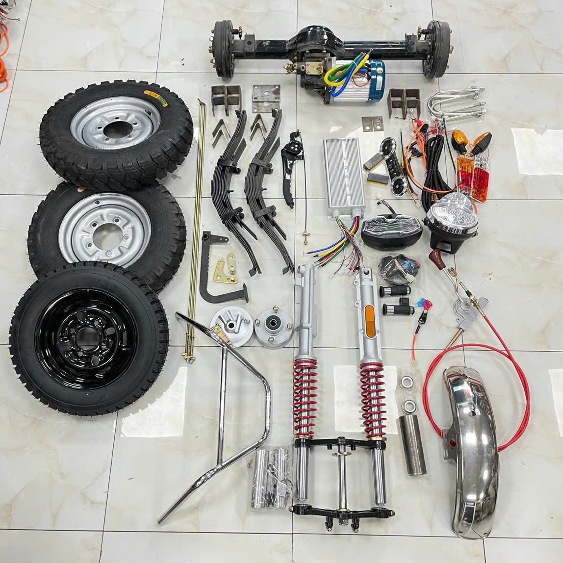 Phụ kiện xe điện chở hàng
