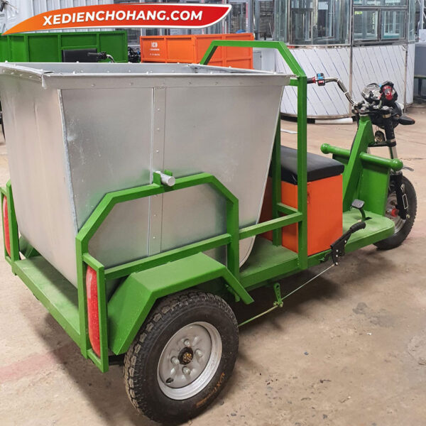 Xe Dien Cho Rac 3 Banh Cho Thung Gom 500l Mw500l