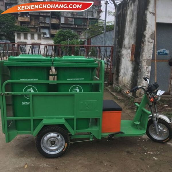 Xe Dien Cho Rac 3 Banh Cho Thung Nhua 240l Mw240