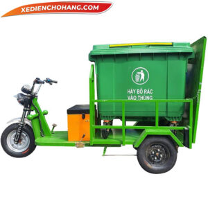 Xe Dien Cho Rac 3 Banh Cho Thung Rac 660l Mw660