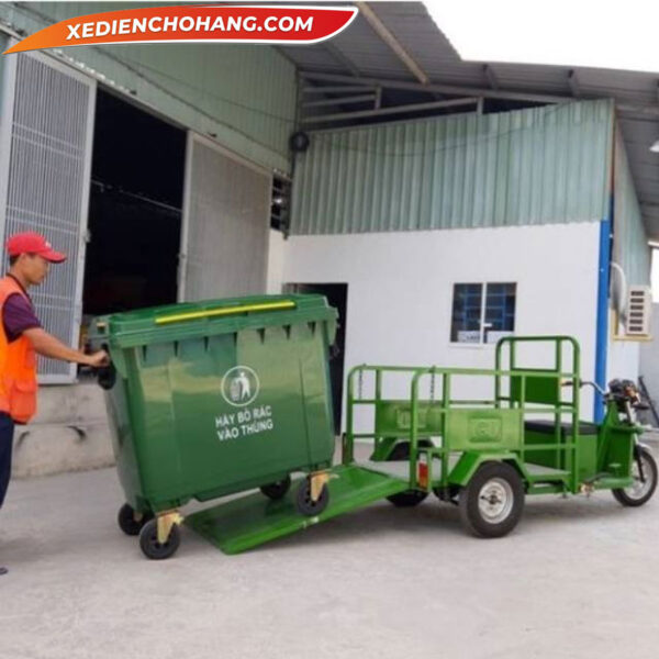 Xe Dien Cho Rac 3 Banh Cho Thung Rac 660l Mw660