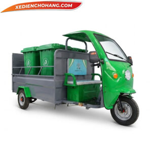 Xe Dien Cho Rac 3 Banh Co Mai Che 100l Pip100mc