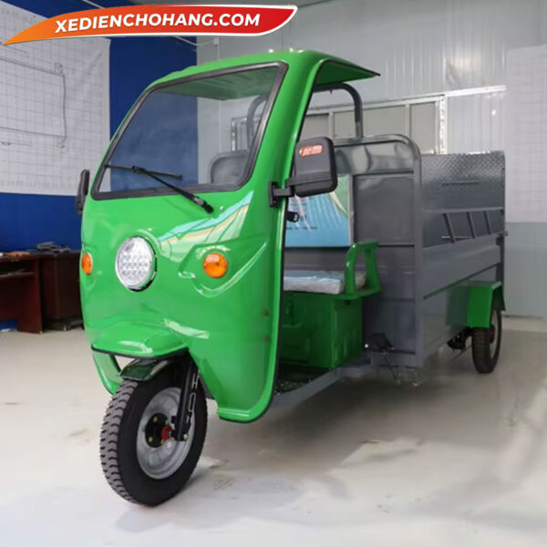 Xe Dien Cho Rac 3 Banh Co Mai Che 100l Pip100mc