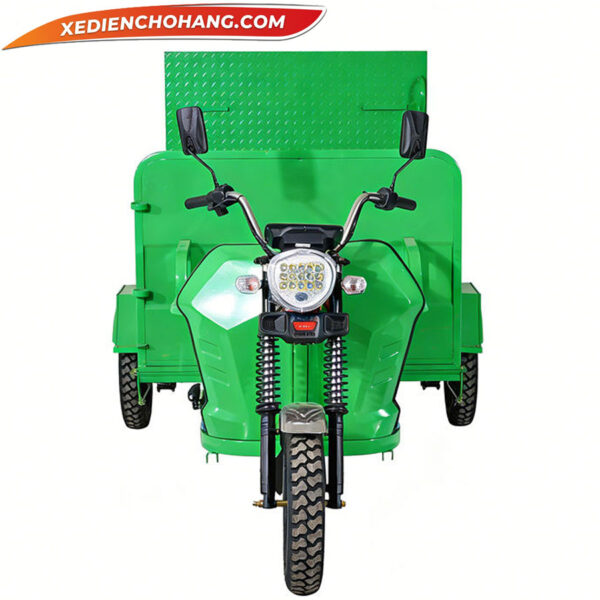 Xe Dien Cho Rac 3 Banh Thung Mo 100l Pip1000